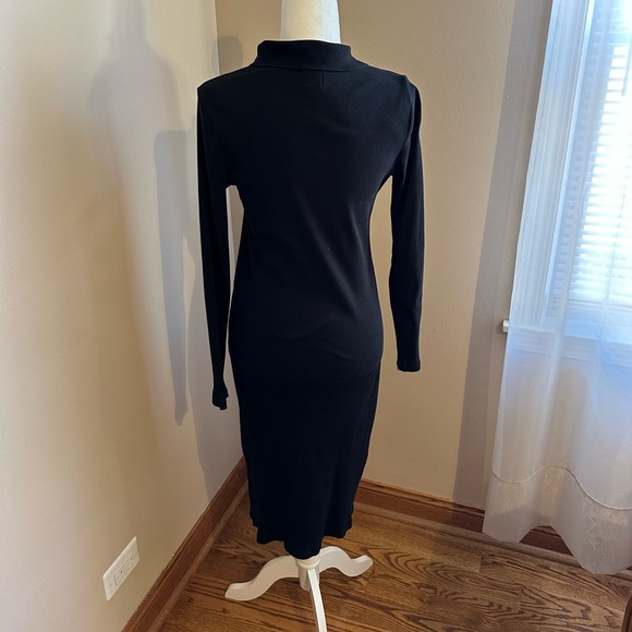 GAP Ribbed Polo Midi Dress - Picture 3 of 4